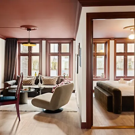 شقة Bryggen Boutique L Uniquely L 2 Min To Floyen *