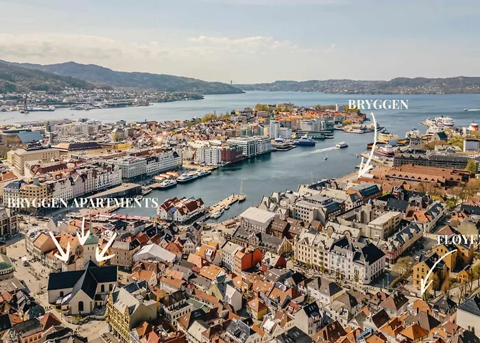 Bryggen Boutique L Uniquely L 2 Min To Floyen *
